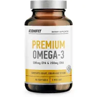 ICONFIT Super Omega 3, 500 mg EPA & 250 mg DHA, 90 caps