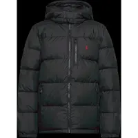 Ralph Lauren för pojkar. 323969861001 Dunjacka i ripstop med huva svart ((L) 10/12años= 150/161cm), Casual, Återvunnen polyester, Hållb