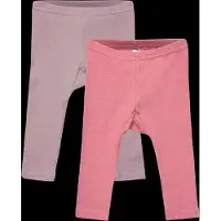 Pippi Baby Leggings - Dusty Rose - - 4 år (104) - Leggings
