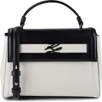 Karl Lagerfeld Handväska svart / vit
