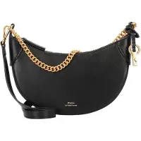 Ralph Lauren för kvinnor. 428977210001 Polo ID minibag i läder med kedja svart (OSFA), Casual, Hud