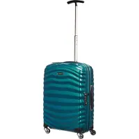 Samsonite Lite Shock - Resväska med 4 hjul | petrol | 40x55x20 cm