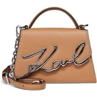 Karl Lagerfeld Handväska 'Essentials' brun