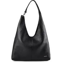 Calvin Klein Slouchy Leather Medium Shoulder Bag