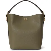 Ralph Lauren för kvinnor. 431969365020 Reese liten cross body-väska i läder grön (OSFA), Casual, Hud