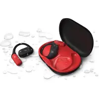 Philips 6000 series TAA6709BK/00, True Wireless Stereo (TWS), Sport, 150 - 20000 Hz, 73 g, Headset, Svart, Röd