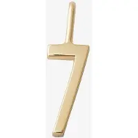 Design Letters Lucky Numbers 10 mm Gold 0-9 No. 007