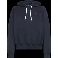 Ralph Lauren för kvinnor. 211971698002 Shrunken Fit fleecetröja i marinblå färg (L), Casual, Bomull, Marino