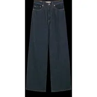 Levi's för kvinnor. A6081-0019 Ribcage jeans med vida ben blå (27/32), Casual, Bomull, Denim