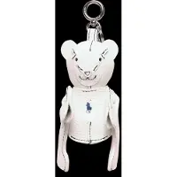 Ralph Lauren för kvinnor. 427P13276002 Charm till Bear väska vit (OSFA), Casual, Hud