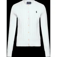 Ralph Lauren Cardigan - Stickad - Vit - - 12-14 år (152-164) - Cardigan