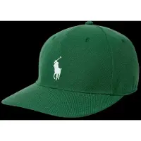 Ralph Lauren för män. 710B19128001 Grön keps med hög krona i twill (OSFA), Casual, Återvunnen polyester