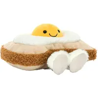 Jellycat Gosedjur - 12x16 cm - Amuseables Egglantine Egg on Toas - - One Size - Gosedjur