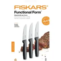 Fiskars 1057564, Grillkniv, 11 cm, Rostfritt stål, 3 styck