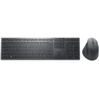 Dell Premier KM900 - Sats med tangentbord och mus - samarbete - bakgrundsbelyst - trådlös - 2.4 GHz, Bluetooth 5.1 - QWERTY - hela norden - grafit - med 3 years NBD Advance Exchange