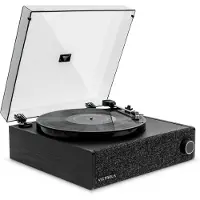 Victrola Eastwood LP, remdriven skivspelare, Svart, MDF, Plast, 33 1/3,45,78 rpm, 33 1/3,45,78 rpm, 352 mm