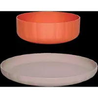OYOY Middagsset - Bioplast - 2 Delar - Pullo - Rose/Apricot - - One Size - Middagsset