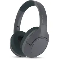 Philips TAH7508BK - Hörlurar med mikrofon - fullstorlek - Bluetooth - trådlös, kabelansluten - aktiv brusradering - USB-C, 3,5 mm kontakt - svart