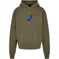 Mister tee Le Papillon Heavy Oversize Tröja Med Huva