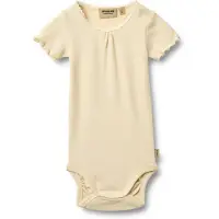 Wheat Body k/ä - Rib - Edna - Knappt Apricot - - 74 - Body K/Ä