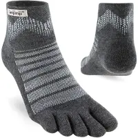 Injinji Outdoor Midweight Mini-crew Wool Strumpor