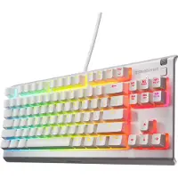 SteelSeries Apex 3 TKL - Gaming Keyboard - Utan numpad - Nordisk - Vit