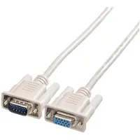 Roline VGA Anslutningskabel VGA 15-polig Kontakt, VGA 15-polig Uttag 3.00 m Grå 11.01.6530 Skärmad VGA-kabel