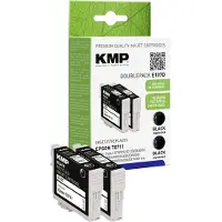KMP Bläck Ersätter Epson T0711 Kompatibel 2-pack Svart E107D 1607,4021