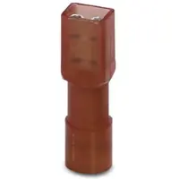 Phoenix Contact 3240534 Flatstifthylsa Anslutningsbredd: 2.8 mm Anslutningstjocklek: 0.5 mm 180 ° Helisolerad Röd 50 st