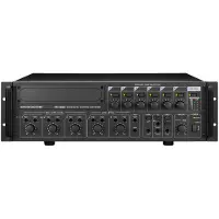 Monacor PA-6600 ELA-förstärkare 600 W 6 kanaler 6 zoner