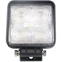 Berger & Schroeter arbetslampa 12 V, 24 V, 5x3 W, 1150 lm, närbelysning (B x H x D) 110 x 110 x 41 mm, 900 lm, 6000 K