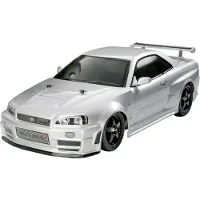 Tamiya 51246 1:10 Kaross Nismo R34 GT-R 185 mm Olackerad