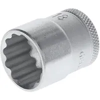 Gedore D 30 18 6231480 Fyrkant massiv 10 mm (3/8 tum). Hylsnyckelinsats 18 mm 3/8 3/8