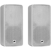 Omnitronic ODP-206 Vägghögtalare 160 W 16 Ω Vit 1 par