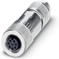 Phoenix Contact 1553640 Sensor/ställdon-datakontakt M12 Hona rak Antal poler (RJ): 8 1 st