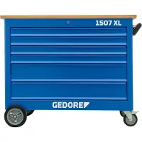 Gedore 3127796 Arbetsbänk med hjul (B x H x D) 1200 x 985 x 635 mm Blå