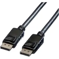 Roline DisplayPort Anslutningskabel DisplayPort-kontakt, DisplayPort-kontakt 5.00 m Svart 11.04.5984 Skärmad DisplayPort-kabel