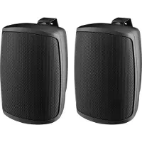 Monacor WALL-08T/SW 100V högtalarset svart