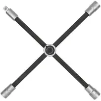 Ks Tools Fälgkors för hjul med glidled för personbil, 1/2x17x19x21mm 518.1154
