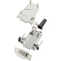 Encitech DTZF09-HDS15-W-K 6355-8063-11 D-Sub honkontakt set 180 ° Antal poler: 15 Lödhona 1 st