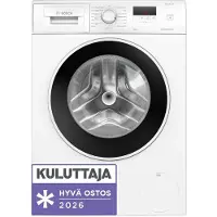 Bosch Serie | 2 WGE03400SN - Tvättmaskin - Fördjupning - bredd: 60 cm - höjd: 85 cm - frontmatad - 65 liter - 8 kg - 1400 rpm - vit