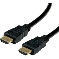 Roline recycled material HDMI Anslutningskabel HDMI-A-kontakt, HDMI-A-kontakt 5.00 m Svart 11.45.5735 Standard HDMI, Halogenfri, TPE-hölje HDMI-kabel