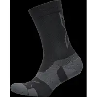 2XU Vectr Light Cushion Crew Sock Black/Titanium