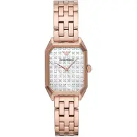 Emporio Armani AR11389 Two Hand Rose Gold Tone damklocka