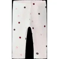 Name it Leggings - Rib - NbfNutti - Antique White/Dot - - 1 år (80) - Leggings