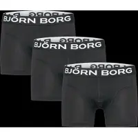 Björn Borg Boxershorts - 3-pack - Svart - - 5-6 år (110-116) - Boxershorts