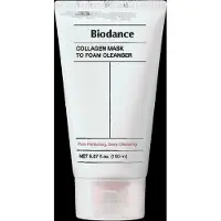 BIODANCE Collagen Mask To Foam Cleanser Ansiktstvtt fr kvinnor 2-i-1 pormask och terfuktande skummande ansiktsrengring fr knslig hud Fet hu