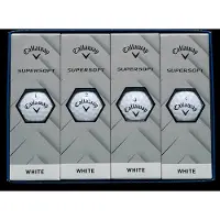 Callaway Supersoft 2025 White Basic Golfbollar