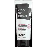 B.tan Erase Tan Repeat 2-In-1 Tan Eraser Body Wash + Scrub - 236 ml