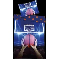 Licens Basketball sängkläder - 100% bomull - Barnsängset 140x200 cm